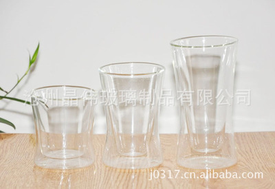 【大量销售 多型号 双层玻璃杯】价格,厂家,图片,杯子,沧州晶伟玻璃制品有限公司